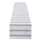 DII® 108" French Blue Zig Dobby Stripe Table Runner